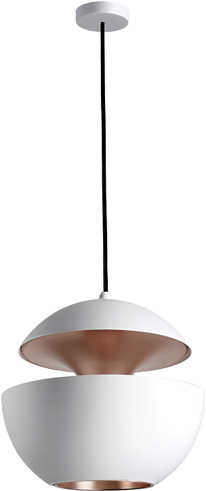 here comes the sun lamp white copper